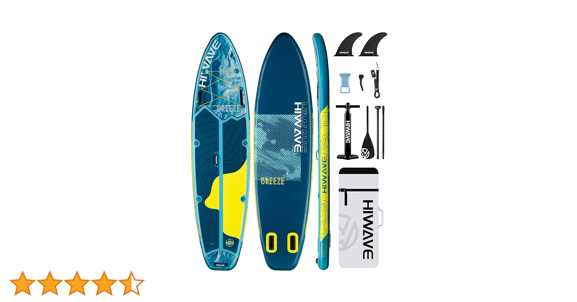 Amazon | Hiwave 空気注入式スタンドアップパドルボード 11フィート x